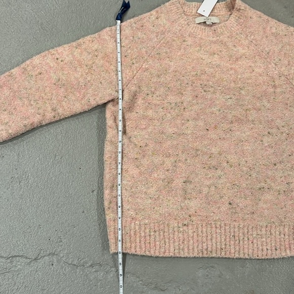 LOFT Soft Pink Crew Neck Sweater - Picture 9 of 9